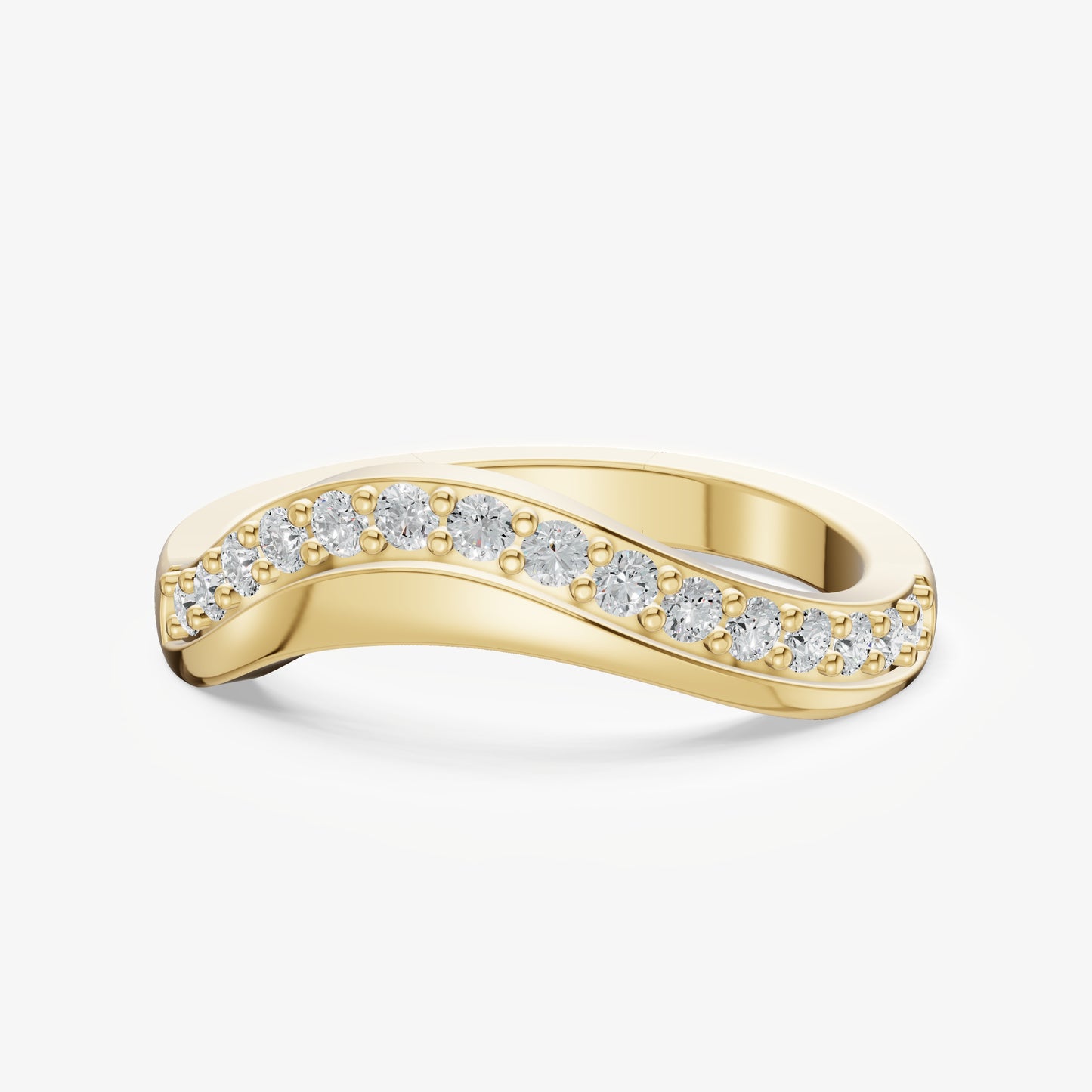 Diamond Edge Curved Band