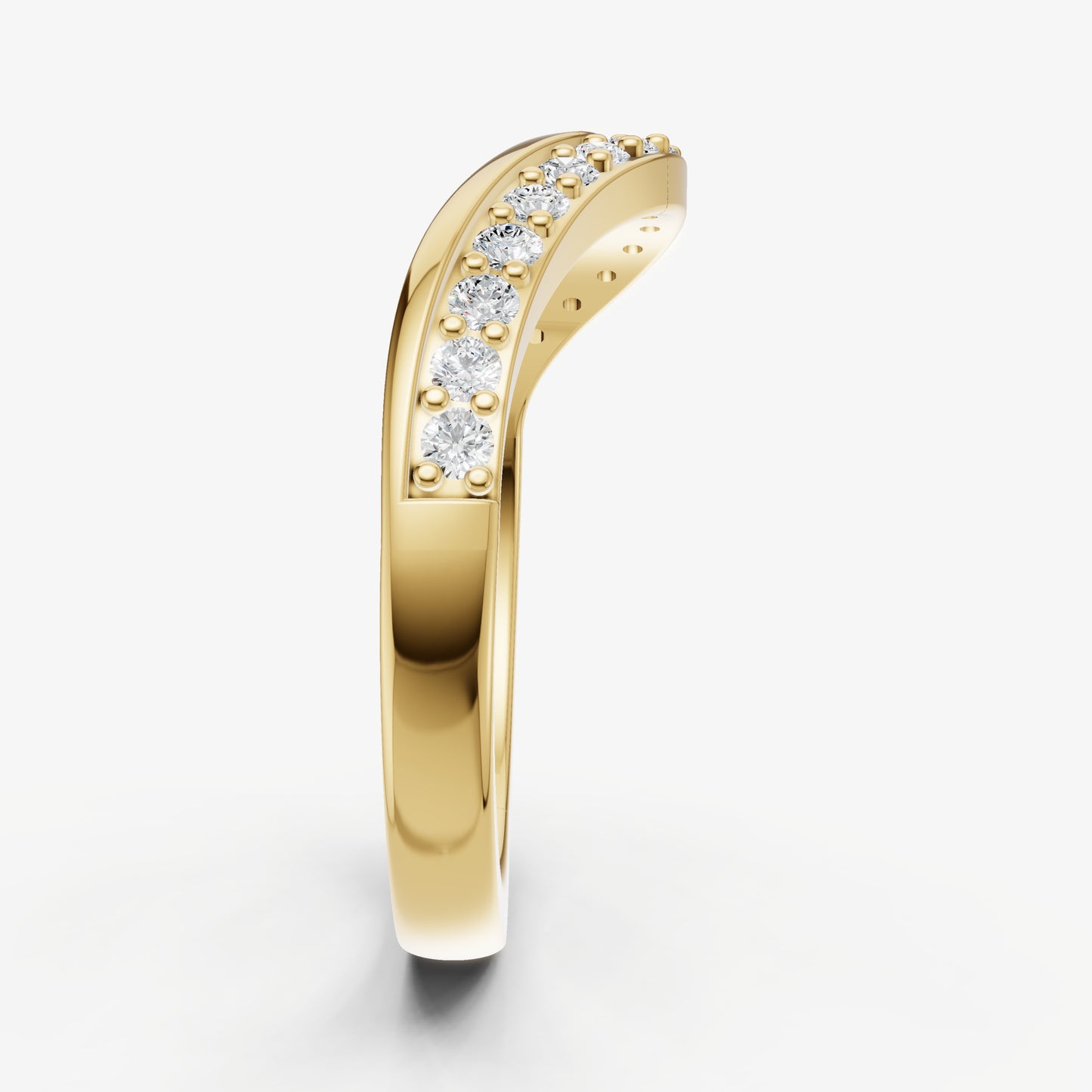 Diamond Edge Curved Band