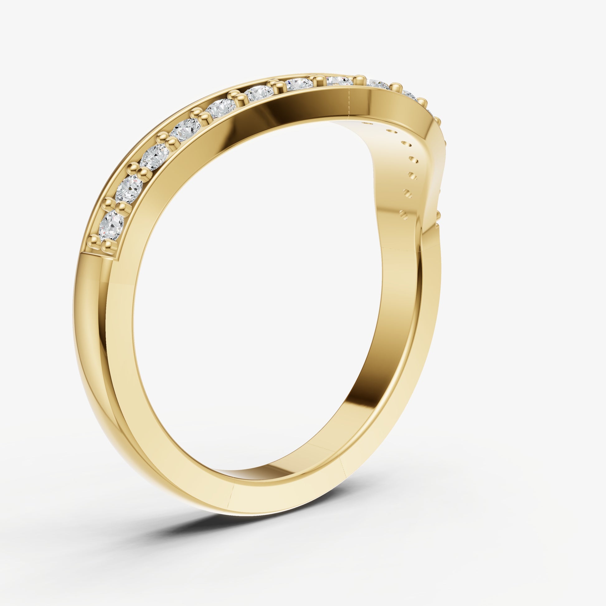 Diamond Edge Curved Band