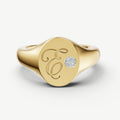 Birth Stone Pinky Ring