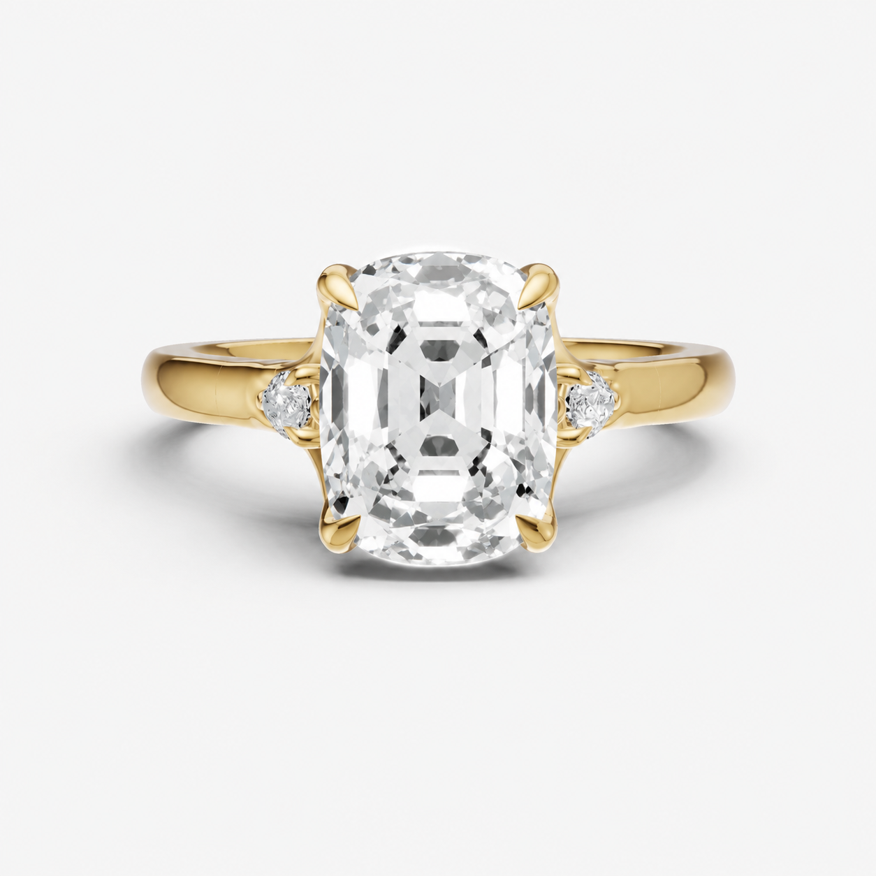 2.10ct Old Miner Vintage Trilogy Ring