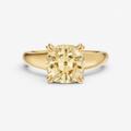 4.56ct Antique Old Miner Natural Tapered Solitaire