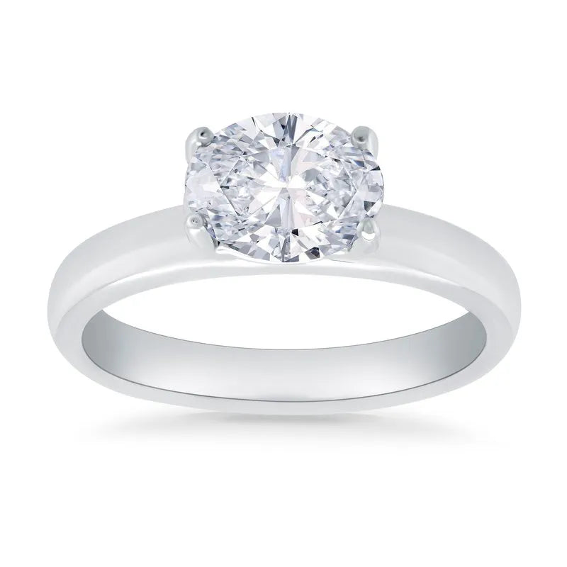 Lab Grown Raya Oval Engagement Ring