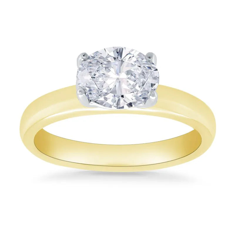 Lab Grown Raya Oval Engagement Ring