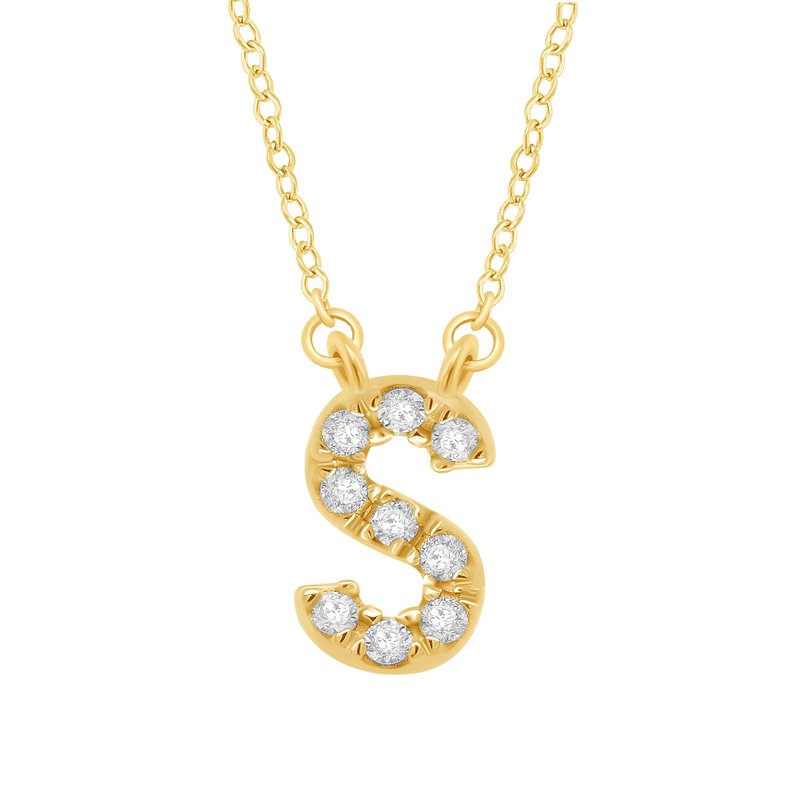 Custom Initial Diamond Necklace
