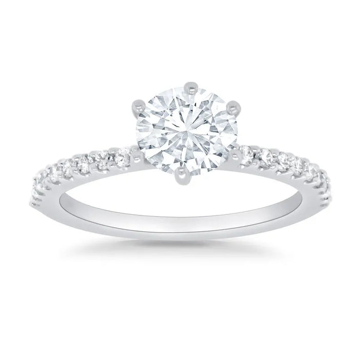 Lab Grown Round Millie Engagement Ring