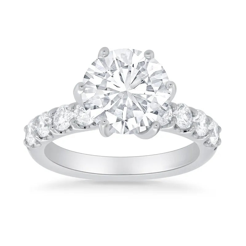 Lab Grown Round Gracie Engagement Ring