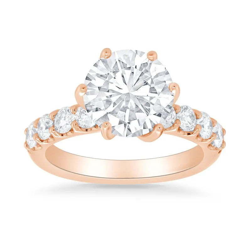 Lab Grown Round Gracie Engagement Ring