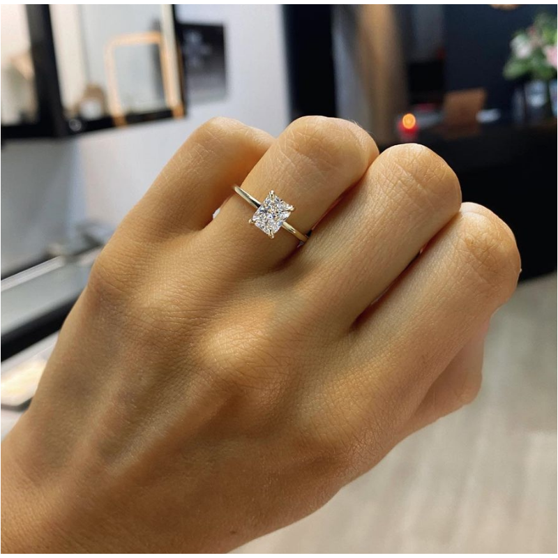 Radiant Pippa Engagement Ring