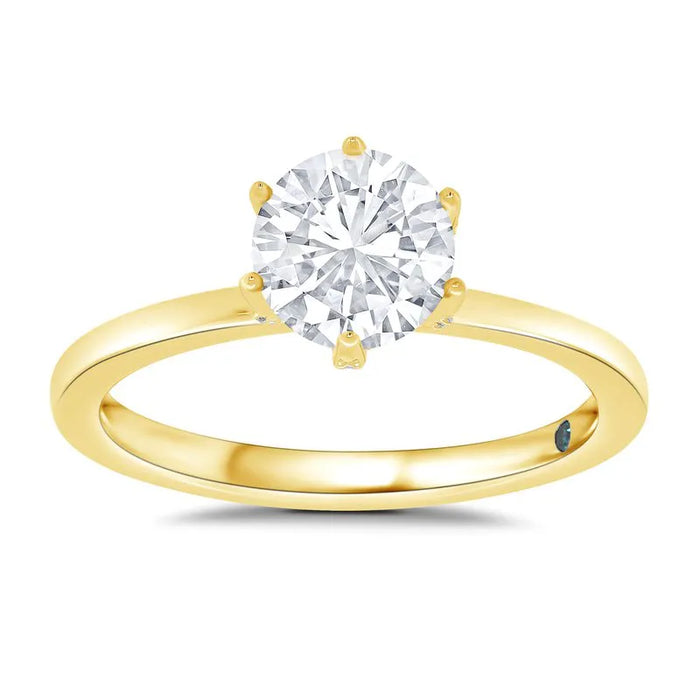 Lab Grown Round Pippa Engagement Ring