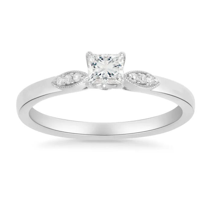 Flora Princess Engagement Ring