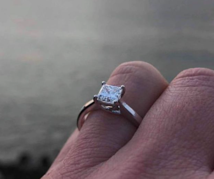 Princess cut ring settings discount