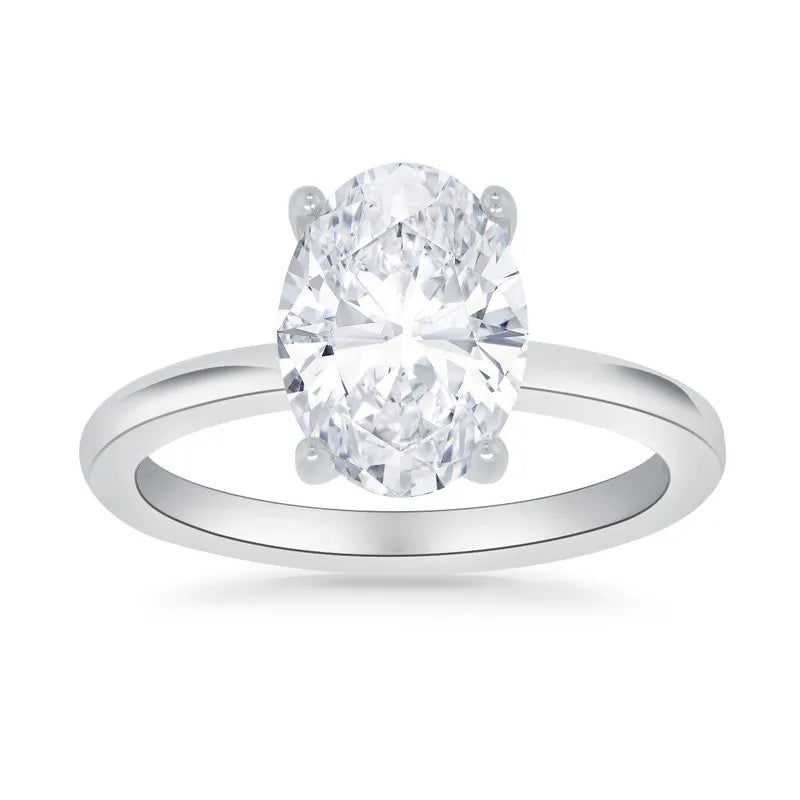Lab Grown Pippa Oval Engagement Ring