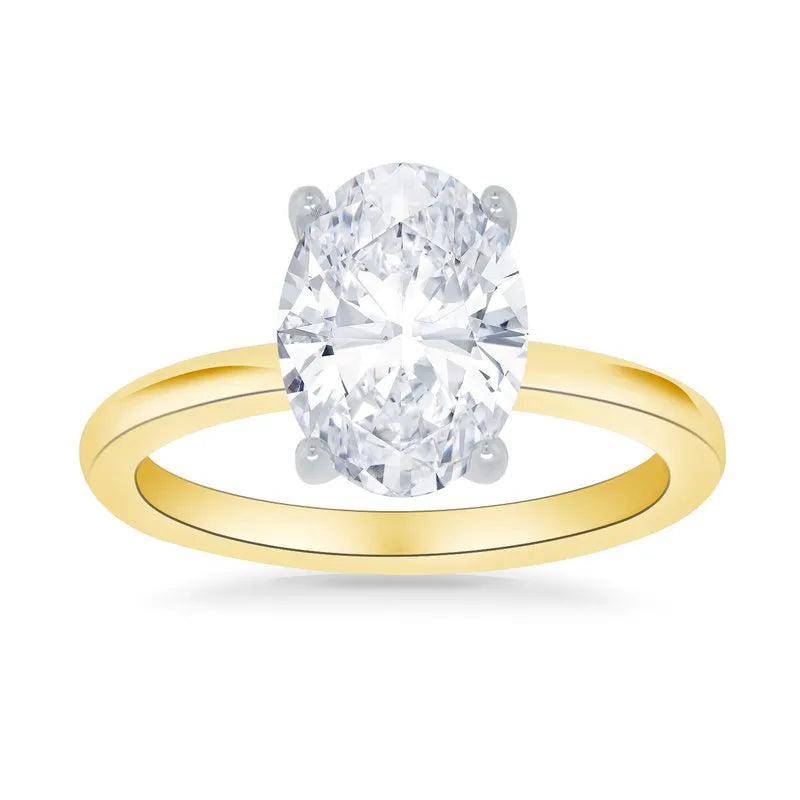 Lab Grown Pippa Oval Engagement Ring