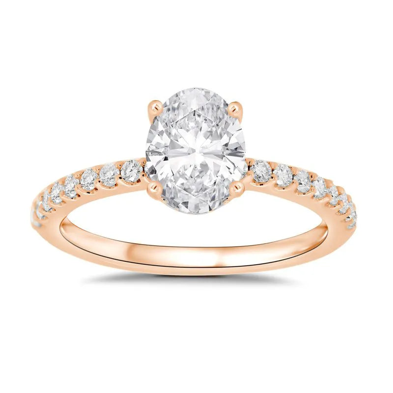 Lab Grown Madison Oval Engagement Ring