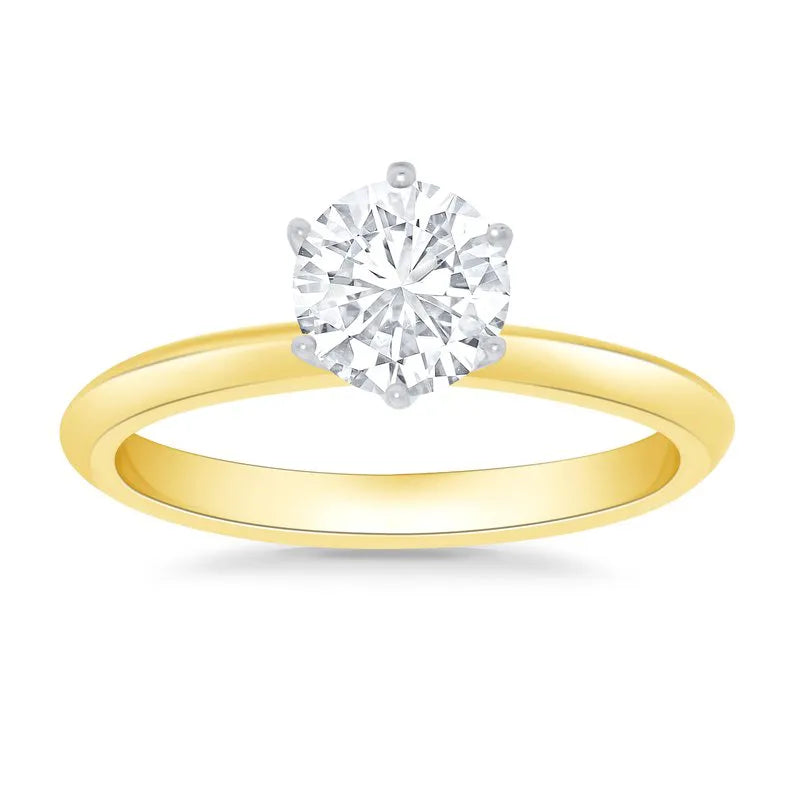 Round Vera Engagement Ring