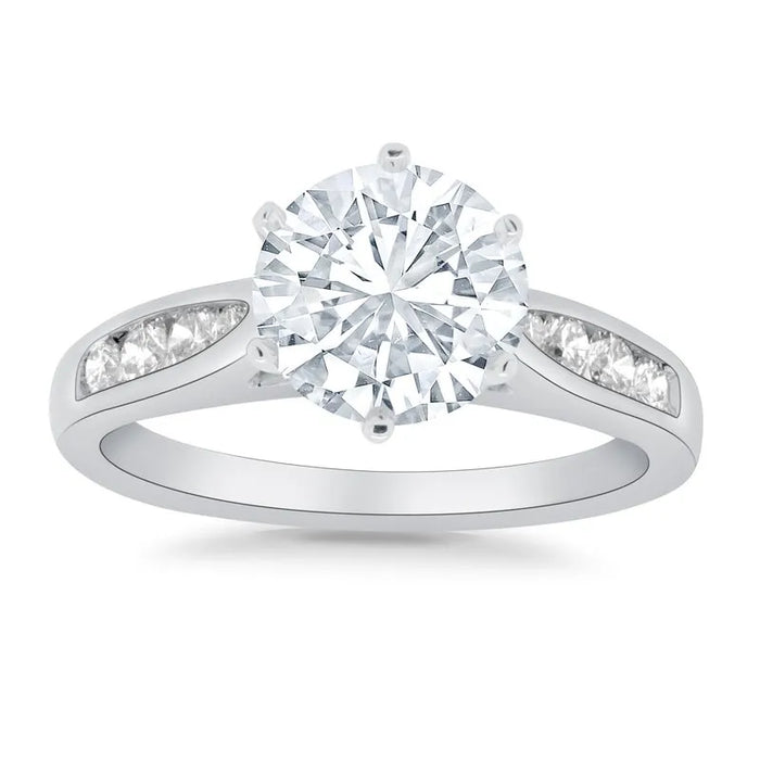 Lab Grown Round London Engagement Ring