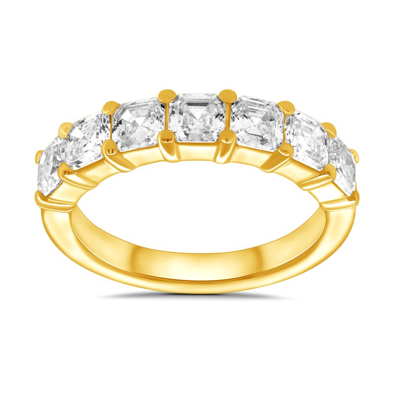 Asscher Cut Diamond Wedding Ring