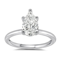 Pear Ella Solitaire Engagement Ring